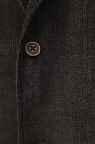 PRONTO UOMO mens brown soft polyester sport coat suit jacket blazer 48R XXL - Picture 8 of 13