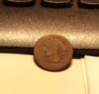 1874 US Indian Cent 1c  AG (Cleaned)
