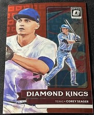Corey Seager￼ 2022 Panini Optic Diamond Kings Red Pandora Prizm /99
