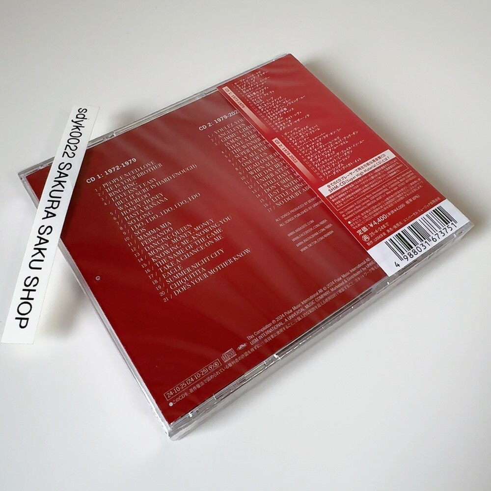 ABBA The Singles The First Fifty Years 2SHM-CD w/ Booklet