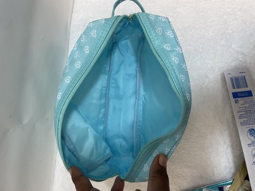 Bolsa de viaje Pampers Hearts verde azulado sostiene pañales toallitas etc. Bolso pequeño con cremallera - Imagen 16 de 24