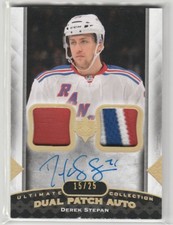 2013 13-14 Ultimate Collection #UDPDS Derek Stepan Auto Patch 15/25