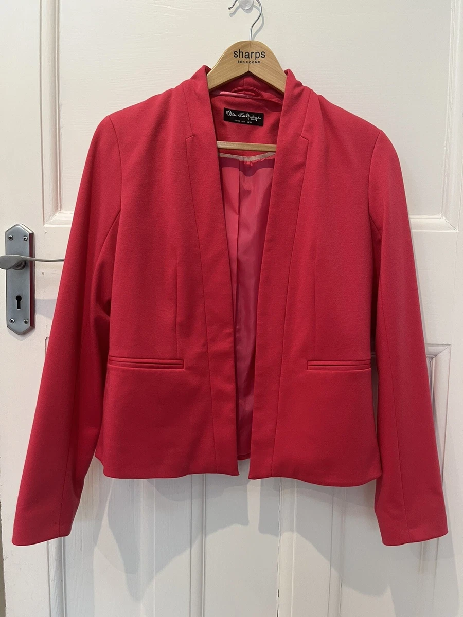 Miss selfridge cheap pink blazer