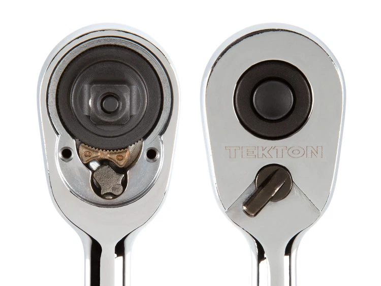 TEKTON 1/4-Inch Drive x 3-Inch Stubby Quick-Release Ratchet (90T) | SRH11003 - Image 2 of 4