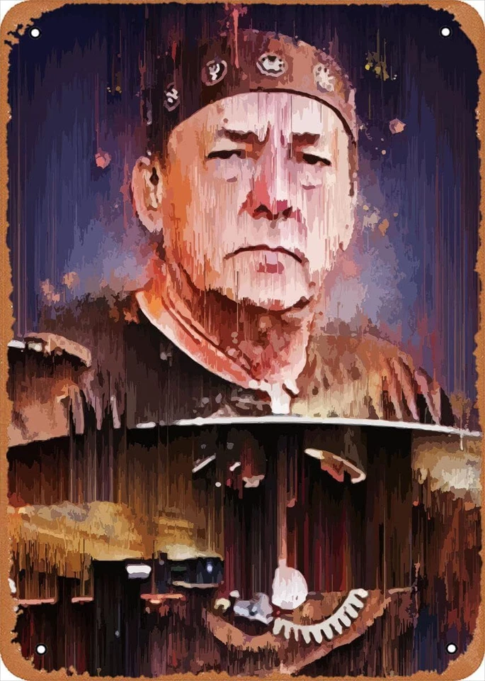 Musician neil Peart Metal Tin Sign Poster Vintage Art Wall Decor 12 x 8 inch