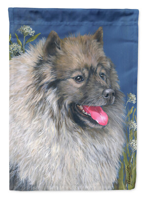 Keeshond Size Keeshond Flag Canvas House Size PPP3110CHF