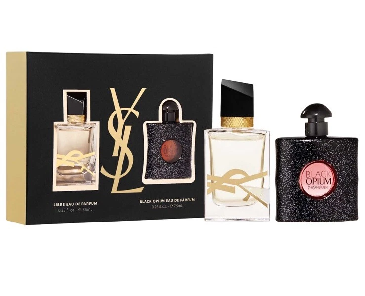 YSL Yves Saint Laurent Mini Black Opium & Libre Eau de Parfum Duo