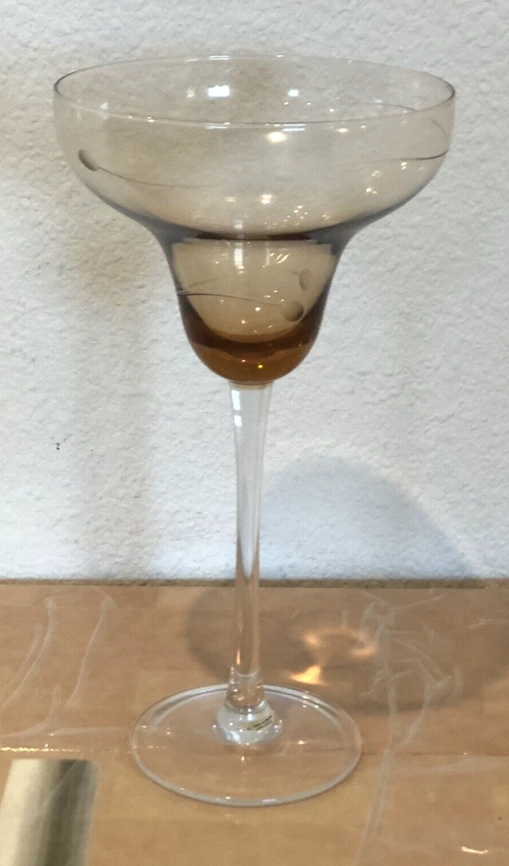 JUEGO RETIRADO 4 VASOS MARGARITA CRISTAL GRABADO COLECCIÓN TOSCANA LENOX Foto 4 de 4