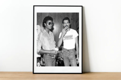Michael Jackson,Freddie Mercury Photo Poster Print-681