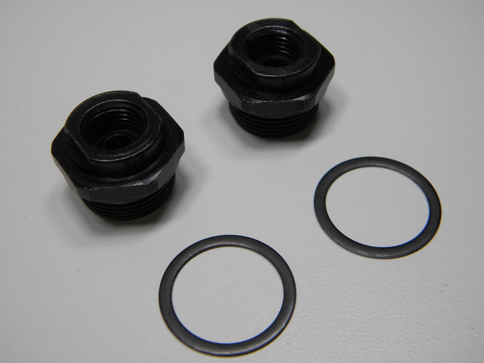 Holley 26-27 Fuel Inlet Fitting 5/16" Tube 1/2" Inverted Flare To 7/8-20 2 PacK