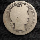New Listing1896  *O*  BARBER SILVER QUARTER * NICE * - FREE SHIPPING! - C3398