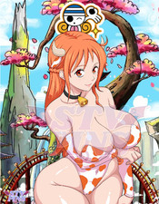 Anime Enamel Pin: Sexy Cow Bikini, Black Nickel, Limited Edition