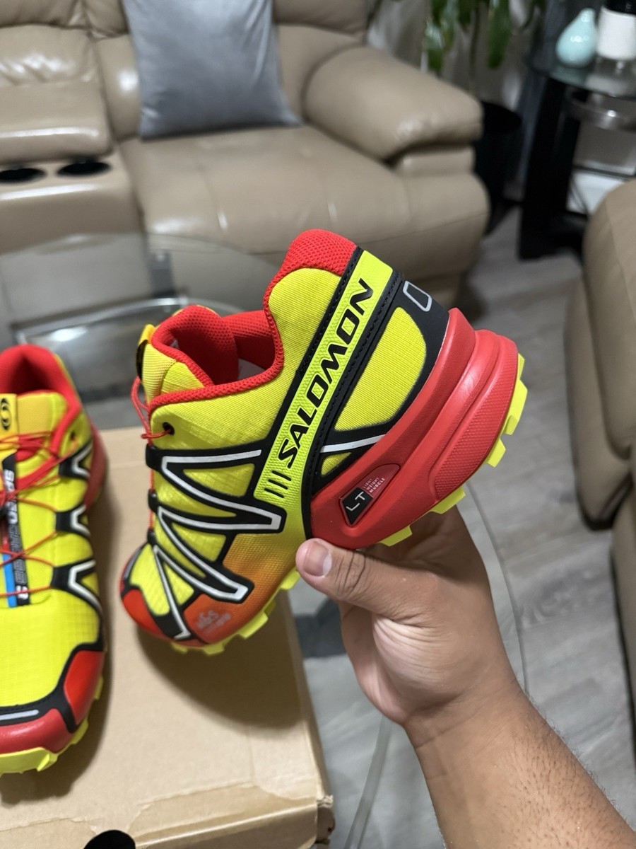 Salomon Speedcross 3 Sulphur Spring High Risk Red L47493600 Size