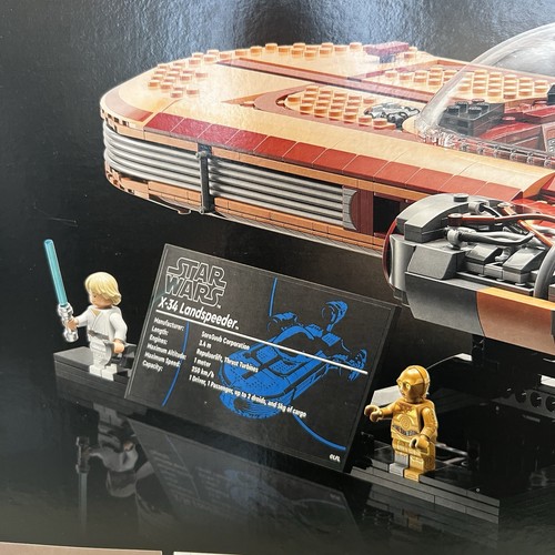 NEW SEALED! LEGO Star Wars UCS Luke Skywalker's Landspeeder 75341 set - Picture 3 of 7