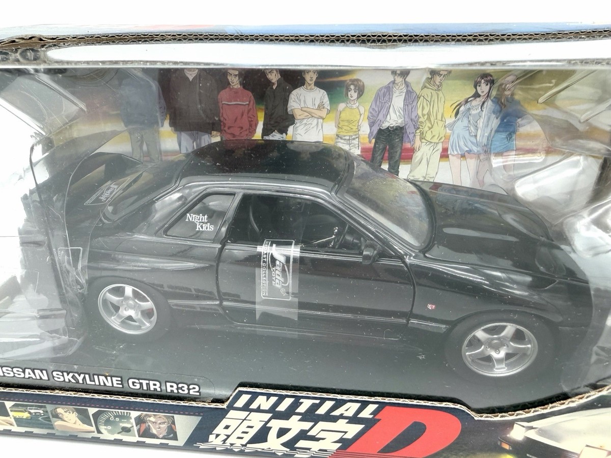 Diecast Metal Initial D Nissan Skyline GTR R32 Jada 1:24 New