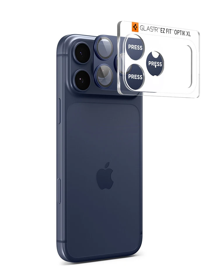 For iPhone 17 Pro Max / Pro | Spigen [ GlasTR Optik Pro XL ] Camera Cover - Image 2 of 4
