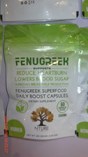 NTURE Supplément Vegan Pour Femmes Fenugrec 2000mg 60 Capsules Bio