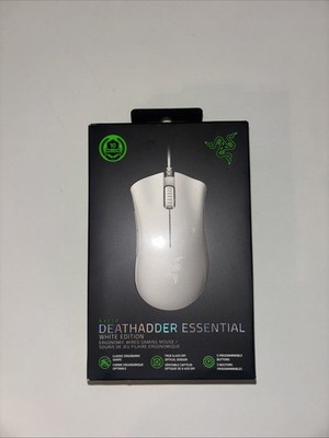 Razer DeathAdder Essential Ergonomic Wired Gaming Mouse White