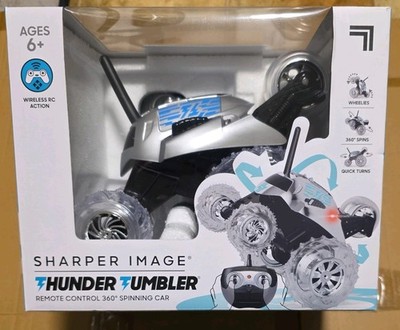 Sharper Image Thunder Tumbler RC Spinning  Remote Car - Brand New