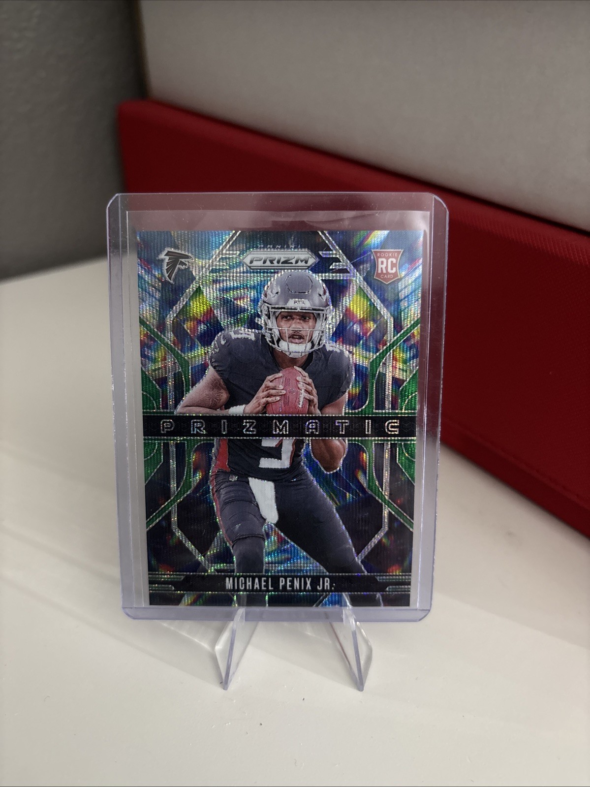 2024 Panini Prizm - Prizmatic Michael Penix Jr. #10 Green Wave Prizm (RC)