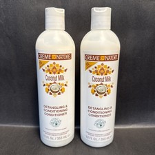 Creme of Nature Coconut Milk Detangling Conditioner 2-Pack 12oz, All Hair Types