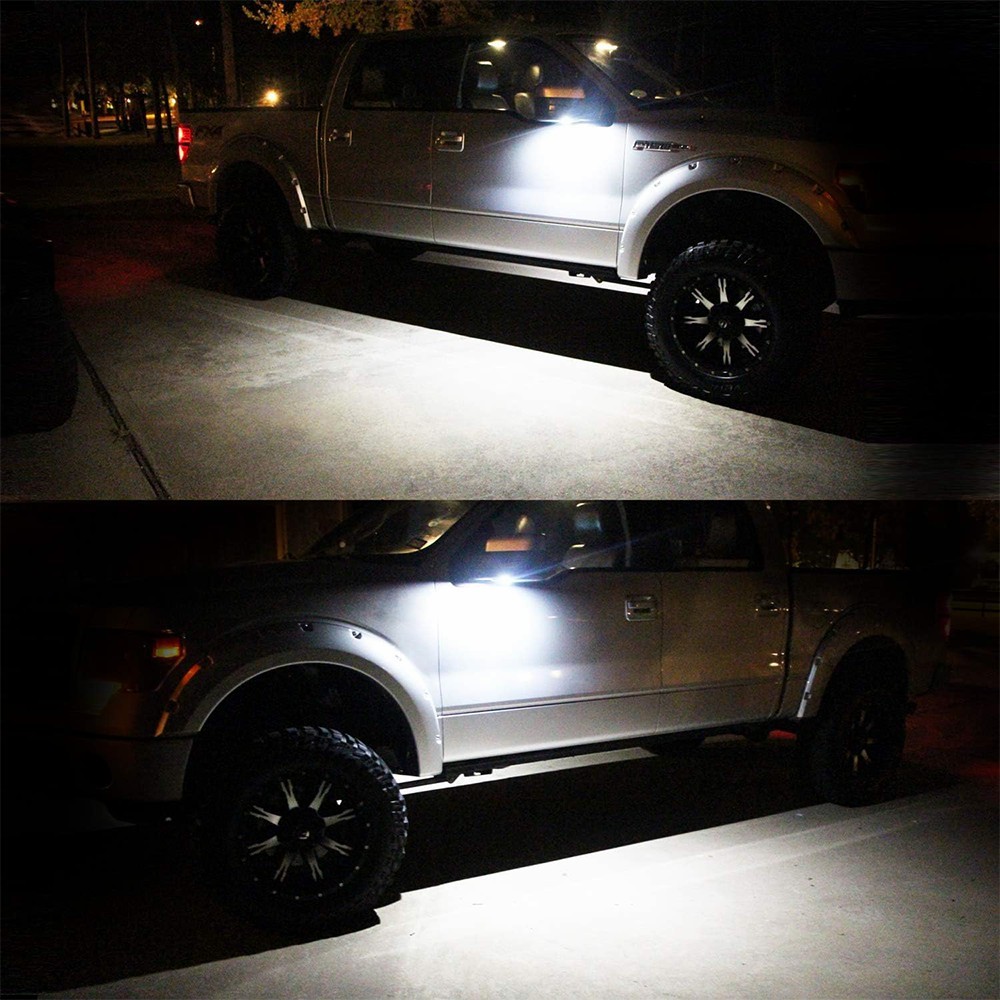 2x Side Mirror Puddle Lights For 03-06 Escalade Silverado Suburban Tahoe Sierra