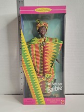 Mattel Dow Ghanian Collectors Edition 1996 Barbie Doll BOX WEAR
