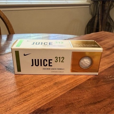 Nike Juice 312 Tour Preferred Golf Balls 3-Pack White 3-Piece Urethane