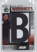 2025 SP Game Used AEW Marquees 49/50 Brody King #MQ-BK 09q5