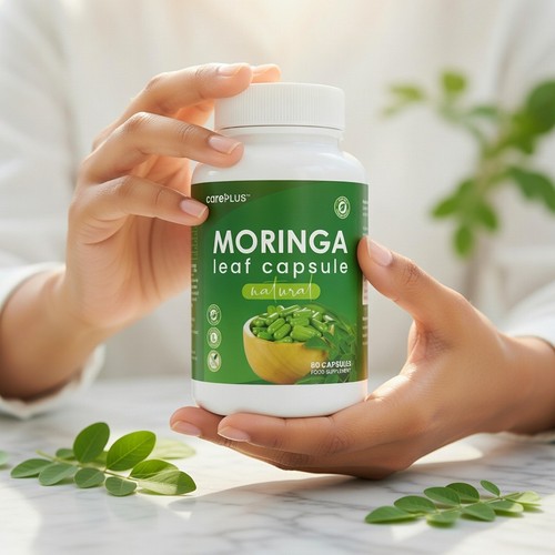 Moringa Leaf Capsules 80 | Pure Himalayan Moringa Oleifera | Vegan Supplement UK - Picture 2 of 14