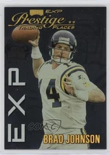 1999 Playoff Prestige EXP Trading Places Reflections Gold /1000 Brad Johnson