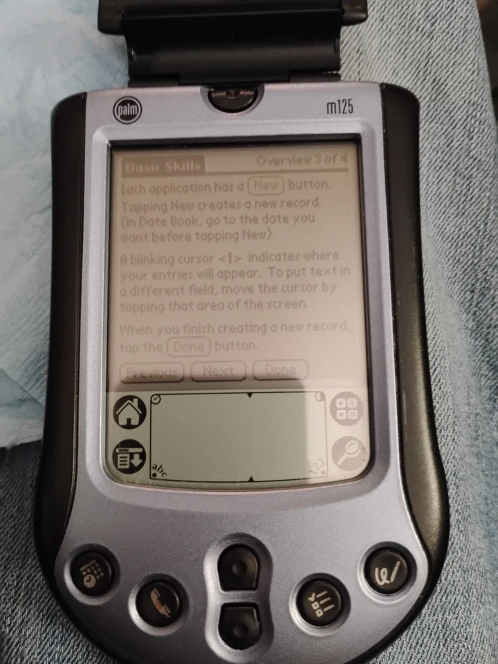 PDA portátil Palm Pilot M125 con lápiz óptico y accesorios, probado funcionando Foto 2 de 4