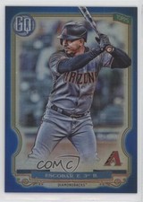 2020 Gypsy Queen Box Topper Chrome Blue Refractor 6/99 Eduardo Escobar #139 0n7b