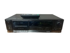 Sony TC-FX110 Stereo Cassette Deck w/Remote - Powers On - Read