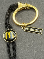 McDonald's I'm Lovin' it Bolo Slider Keychain & Tag Hard To Find
