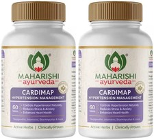 2 x Maharishi Ayurveda Cardimap 60 Tablets each  Ayurvedic Herbal Product