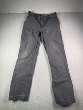 Carhartt Work Mens Work Pants Relaxed Fit Gray Utility Heavy Weight Size 34X34