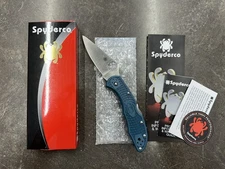 Spyderco Delica 4 Lightweight K390 PlainEdge Folding Knife C11FPK390