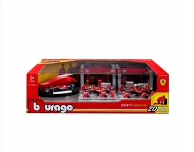 Bburago 1:43 Formula 1 Deluxe Paddock Set - Ferrari Formula 1 Team