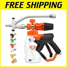 Ultimate Foam Cannon for Pressure Washers - Dual Tip, No-Leak Design, 4000 PSI