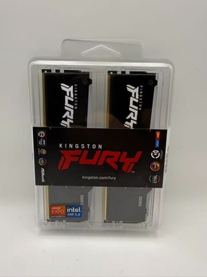 Kingston FURY Beast RGB 16GB (2x8GB) DDR5 6000MHz CL30 RAM KF560C30BBEAK2-16