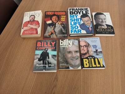 Comedian Book Job Lot Bundle x 7. Billy Connolly,Ken Dodd, Rickie Tomlinson.