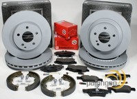 Zimmermann Bremsen Ø 295 Mm + Ø 300 Mm Vorne Hinten FüR Mercedes E-Klasse W211