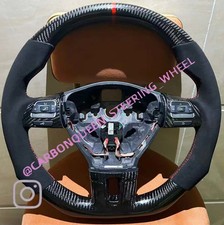 Real Carbon Fiber Steering Wheel For Cceosgolfjettapassattiguanno Paddles