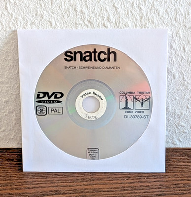 SNATCH: SCHWEINE UND DIAMANTEN (2000) - DEUTSCHE DVD - BRAD PITT - GUY RITCHIE