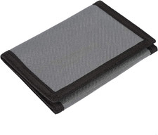 RFID Trifold Canvas Outdoor Sports Wallet for Kids - Front Pocket Wallet with Ma