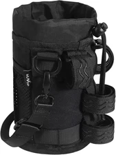 Bike Cup Holder, Water Bottle Holder Handlebar with Mesh Pockets, Universal Cycl