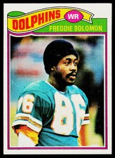 Freddie Solomon, 1977 Topps, #54, Miami Dolphins,