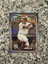 2024 Topps Chrome - Austin Wells #281 Sepia Refractor (RC)