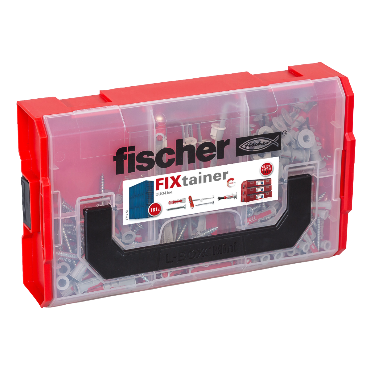 fischer FixTainer - DuoLine Wall & Cavity Fixing Kit - 181pc